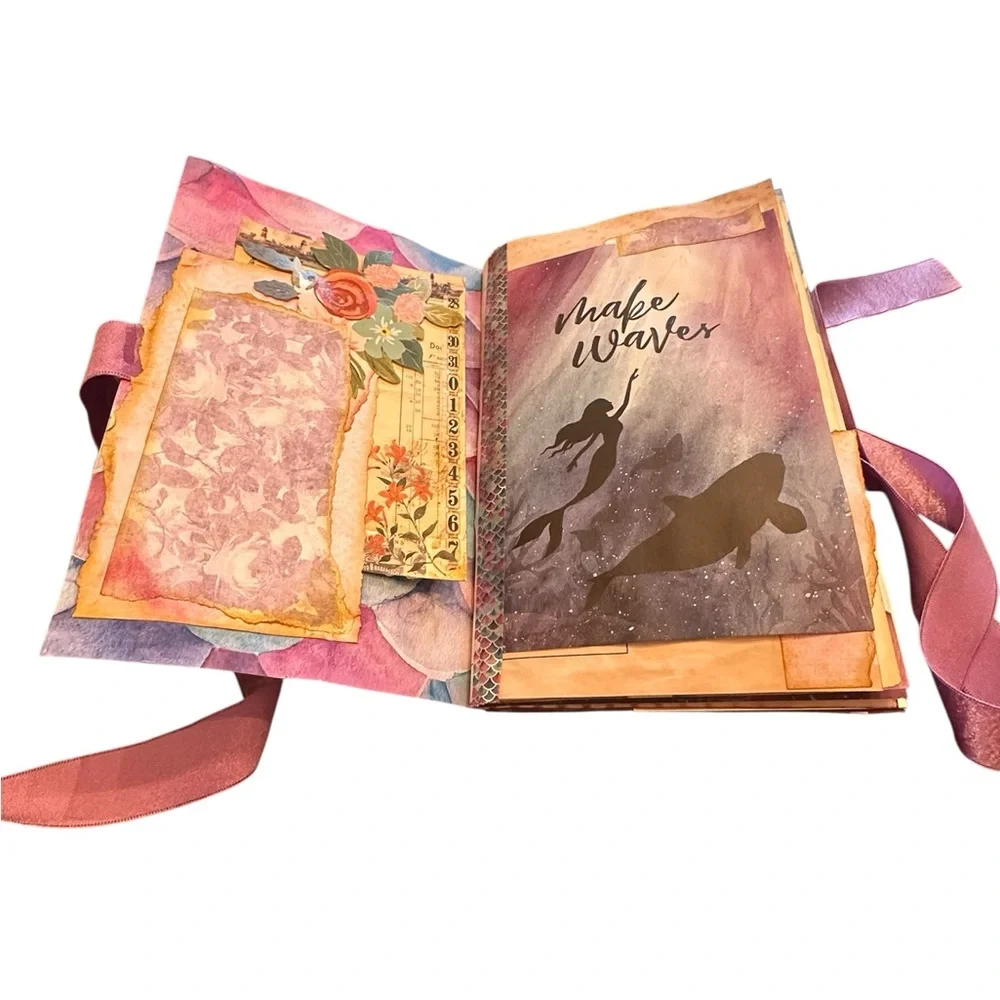 Handmade Under the Sea Mermaid Junk Journal